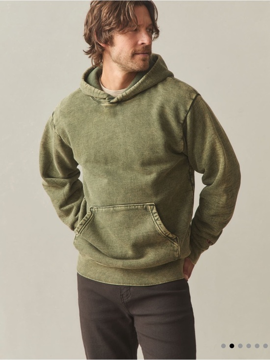 American Giant Other - American Giant Unisex Vintage Mineral Wash Hoodie Pullover Olive green medium